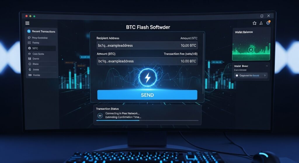 Flash Bitcoin software Prank